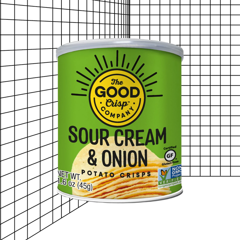 The Good Crisp Company - Sour Cream & Onion - Chips - 1.6 oz