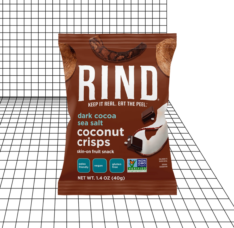 Rind - Dark Cocoa Sea Salt Coconut Crisps