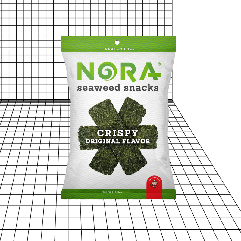Nora Seaweed Snacks - Crispy Original - 0.49 oz