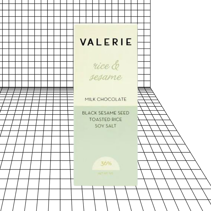 Valerie Confections - Rice & Sesame Chocolate Bar